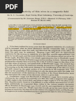 1950 - The Conductivity of Thin Wires in A Magnetic Field