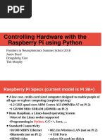 Controlling Hardware With The Raspberry Pi Using Python