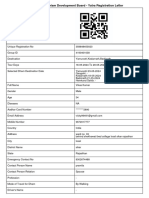 Yatra Registration Letter - UTDB