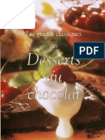 (Cookbook - Recette - FR) - Les Desserts Au Chocolat, Patisserie - Livre