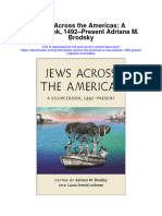 Jews Across The Americas A Sourc1492 Present Adriana M Brodsky Full Chapter