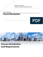 Module 1 - INTRODUCTION TO ChE PLANT DESIGN