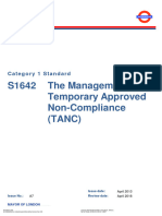 S1642 The Management of Temporary Approved Non-Compliance (TANC)