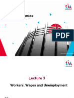Lecture 3 Workers, Wages and Unemployment