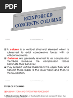 Reinforced Concrete Column RC