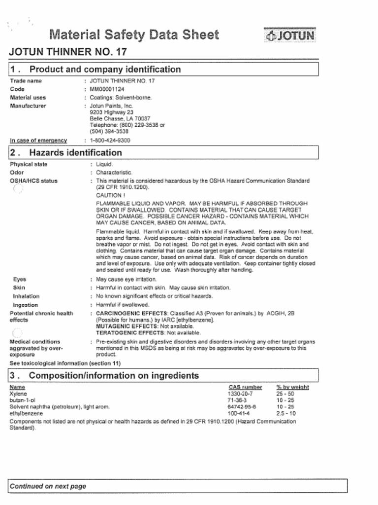 Thinner 17 MDSD | PDF