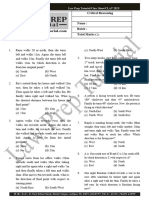 Critical Reasoning Name: Batch: Total Marks :: Law Prep Tutorial/Class Sheet/CLAT 2023
