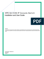 HPE - A00044680en - Us - HPE G4 KVM IP Console Switch Installation and User Guide