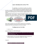 Instalação e Configuração Do Serviço VNC