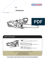 Hawksmoor GY9500 2.2kW Electric Chainsaw 40cm 230-240V Manual EN