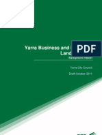 Yarra Council.  Draft Business and Industrial Land Strategy. Background Report Part 1