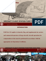 Aircraft Flight Station Cognitive Function Analysis