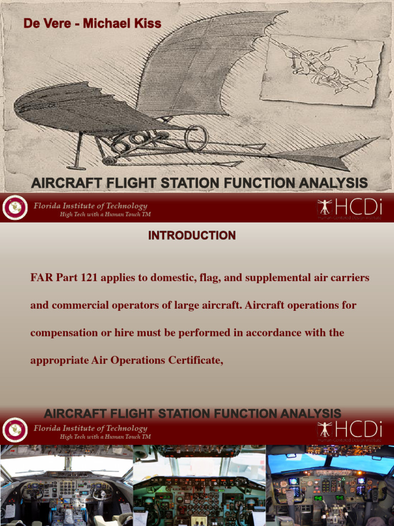 Aircraft flight station cognitive function analysis pdf aeronautics