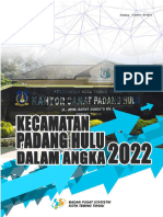 Kecamatan Padang Hulu Dalam Angka 2022