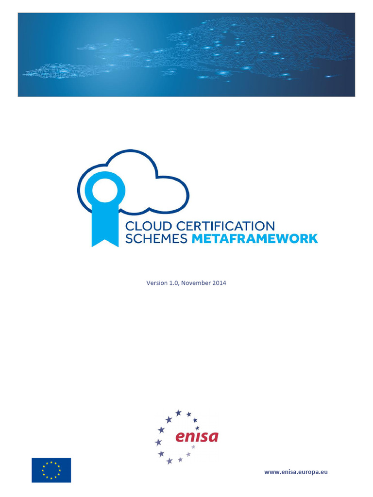 Cloud certification schemes metaframework version 1 0 pdf malware