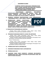 Pasbar - FORMAT SUSUNAN ACARA PELANTIKAN KPPS