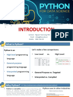 Introduction Python For DS