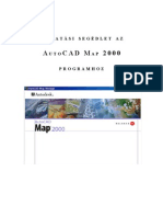 Zichar Marianna - Oktatási segédlet az AutoCAD Map 2000 programhoz (2000, 66 oldal)