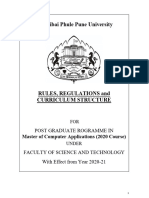 MCA(2020 Course) Structure Rules and Regulations Under Engineering 2020-21-06.072020