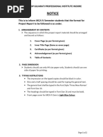 MCA 4 Final Project Report SubmissionGuildelines