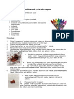 Rock Cycle With Crayons