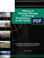 Climate Change and Energy Production