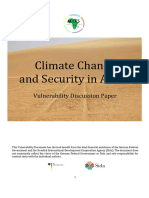 Climate Change and Security in Africa