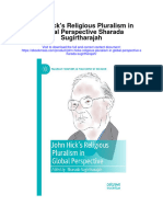 John Hicks Religious Pluralism in Global Perspective Sharada Sugirtharajah Full Chapter