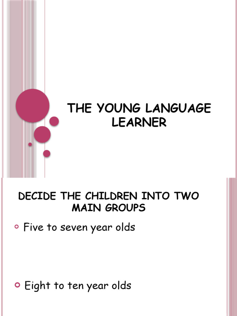Teaching Strategies for Young Language Learners | PDF | Wellness