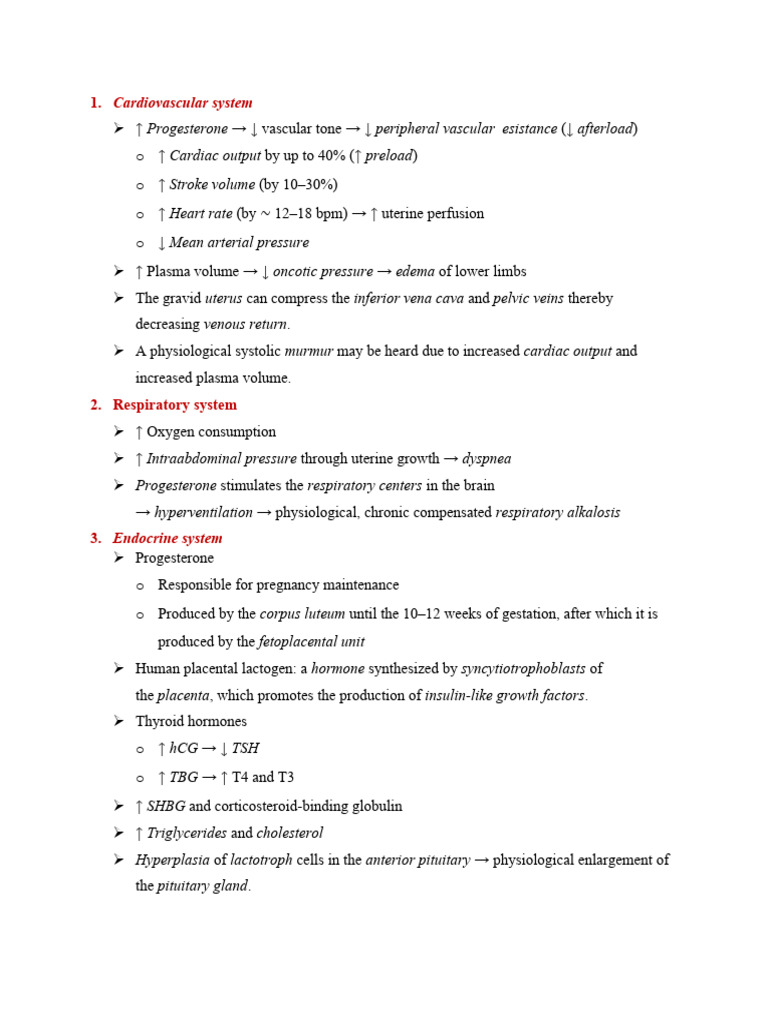 Physiological Change During Pregnancy | PDF | Respiratory Diseases ...