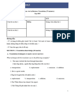 Mid Term Test Translation 2023 SEP