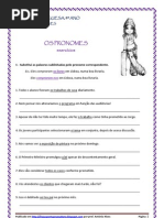 Pronomes - exercícios pron. pessoais + verbos (blog8 10-11)