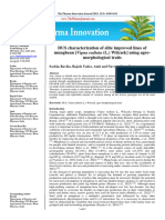 DUS Characterization of Elite Improved Lines of Mungbean (Vigna Radiata (L.) Wilczek) Using Agro-Morphological Traits