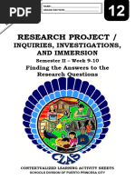 Applied 12 Research Project Inquiries Investigations and Immersion SemII CLAS5 Finding The Answers To The Research Questions v4 1