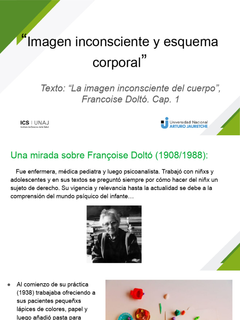 Imagen Corporal y Psicoanálisis Infantil | PDF | Mente inconsciente ...