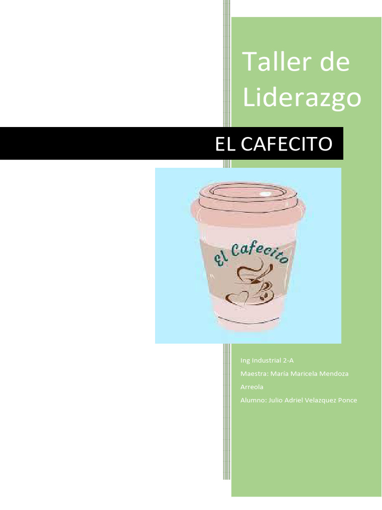 Plan de Negocio para Cafetería Artesanal | PDF | Liderazgo | Business