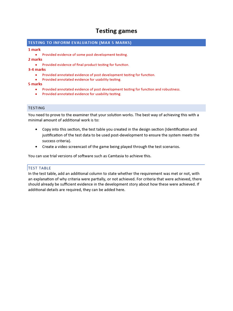 Game Testing and Usability Evaluation | PDF | Usability | Software ...