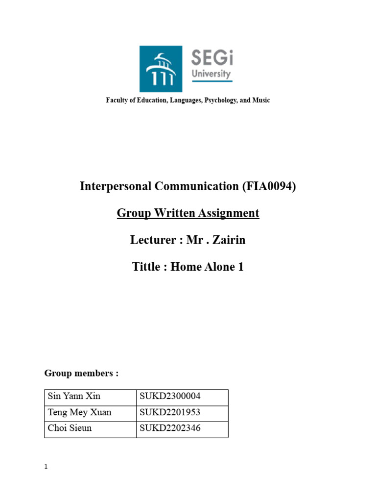 home-alone-written-assignment-sample-pdf-nonverbal-communication