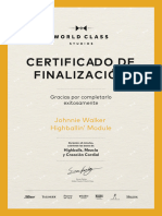 Certificado Johnnie Walker 02 ESP