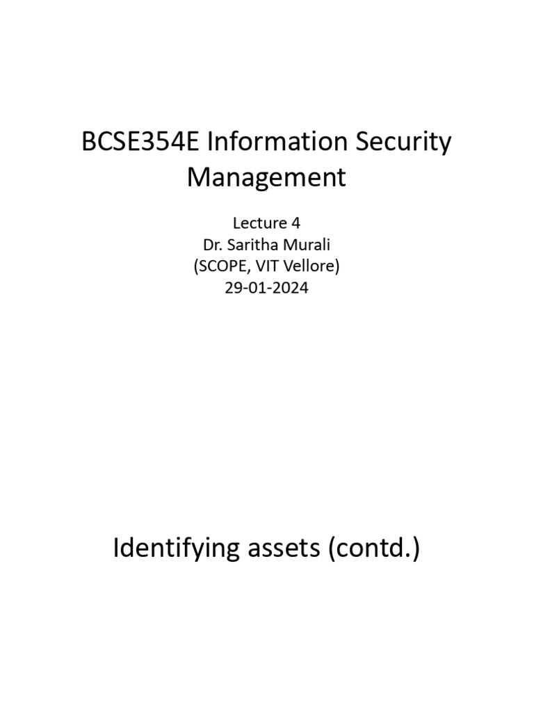 Asset Inventory and Network Security Guide | PDF | Communication ...