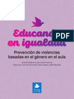 Educando+igualdad. Prevencion en Aulas Violencia
