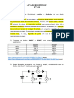 Lista de Xercícios 1 - 2022-1