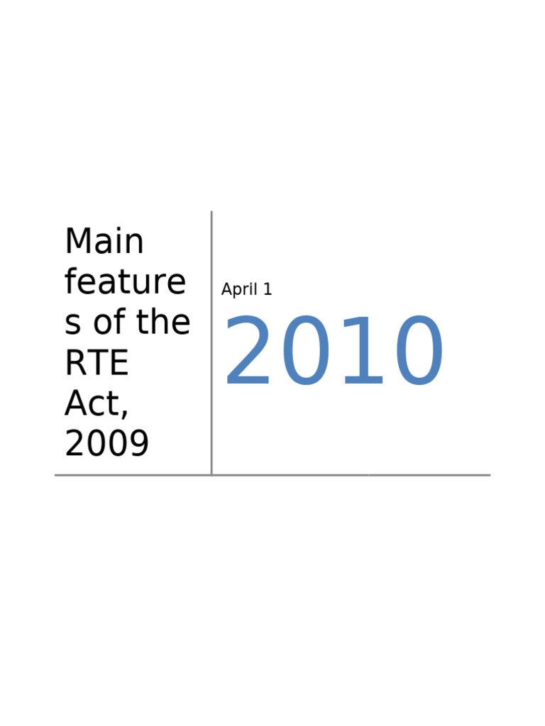 main-features-of-rte-act-2009-pdf-teachers-schools