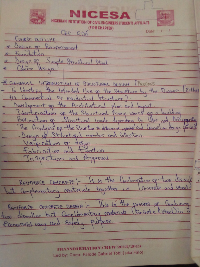 Cec 206 Note | PDF