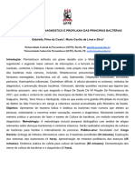 Mundo Bacteriano - Diagnóstico e Profilaxia Das Principais Bactérias.