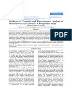 Antibacterial Potential and Phytochemical Analysis of Momordica Foetida Extracts a Prospective Study