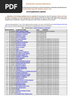 SSC SR SR10216 Senior Technical Assistant Rejected List