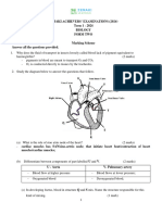 Biology - Marking Scheme