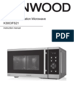 Kenwood K30CIFS21 Combined Microwave Oven Manual EN
