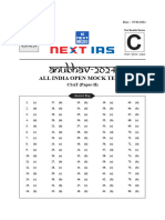 NEXT CSAT OMT 1 (Ans)